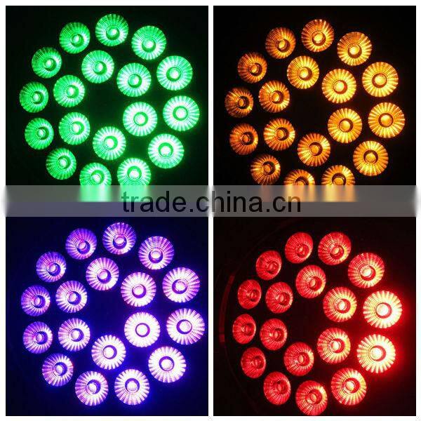 wedding decoration Color LED stage light 18x15w 6 in 1