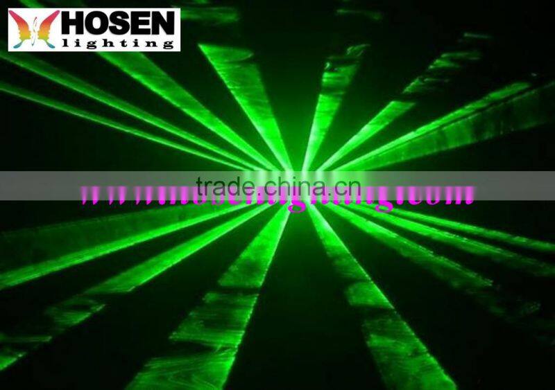 5W Green laser light