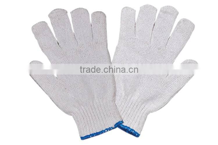 safety work cheap white cotton gloves