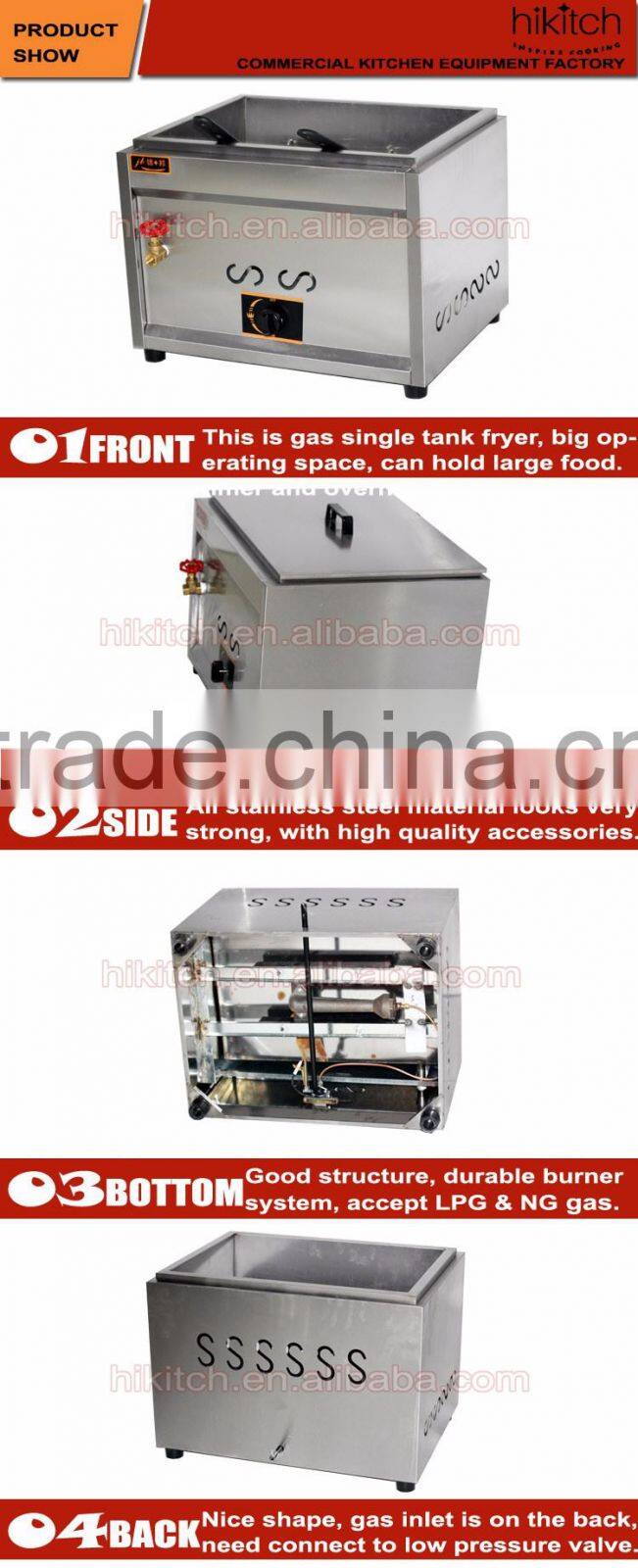 the fast food restaurant equipment walmart deep fryer gas industrial fryer in Guangzhou