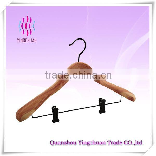 Hotel suit coat shirt solid wooden hanger