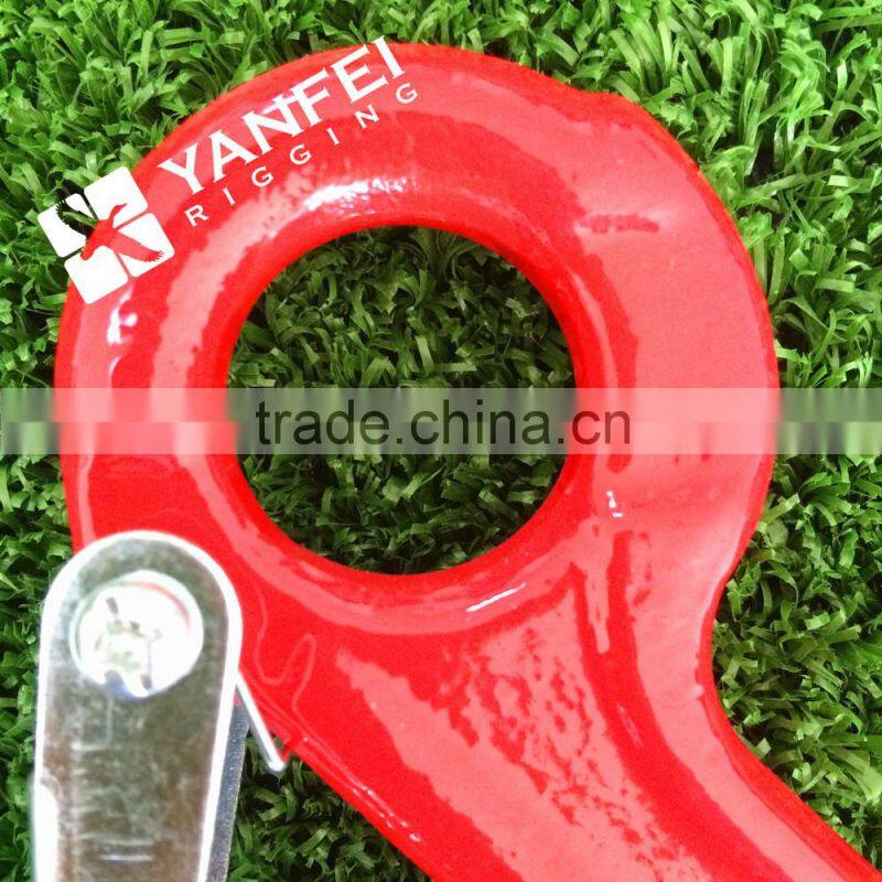 320A/C G80 Hoist Eye Hook With Latch For Chain