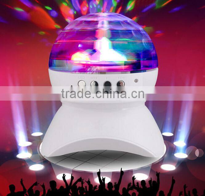 Colorful music mini portable wireless led bluetooth bluetooth speaker with fm radio mp3 speaker for Party KTV Disco DJ stage
