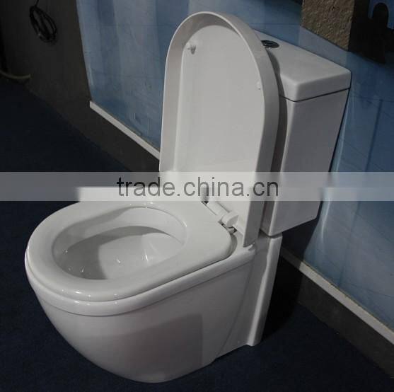 YJ9113 Bathroom Ceramics P-trap Two pcs toilet /WC/Water closet