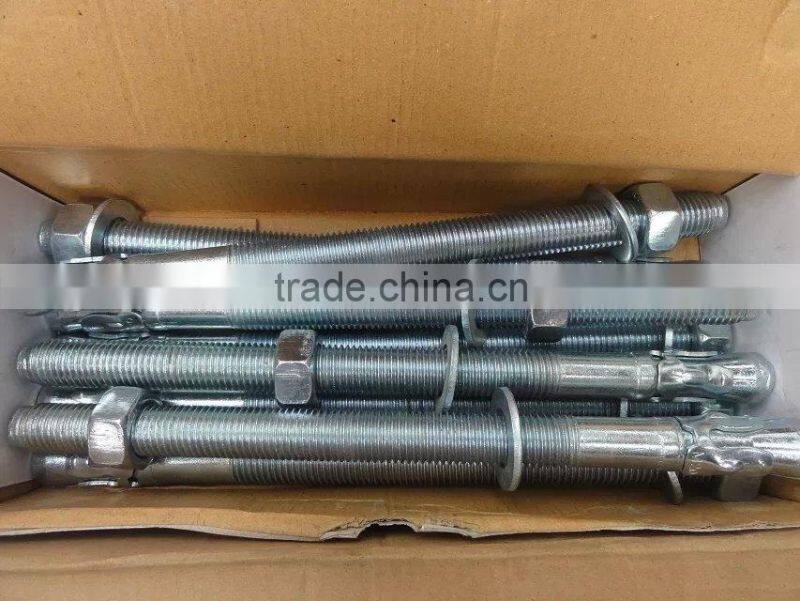 expansion bolt with nut with white zinc hebei handan