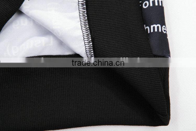 Latest design wholesale 100%polyester sublimation custom design men's crewneck sweatshirt