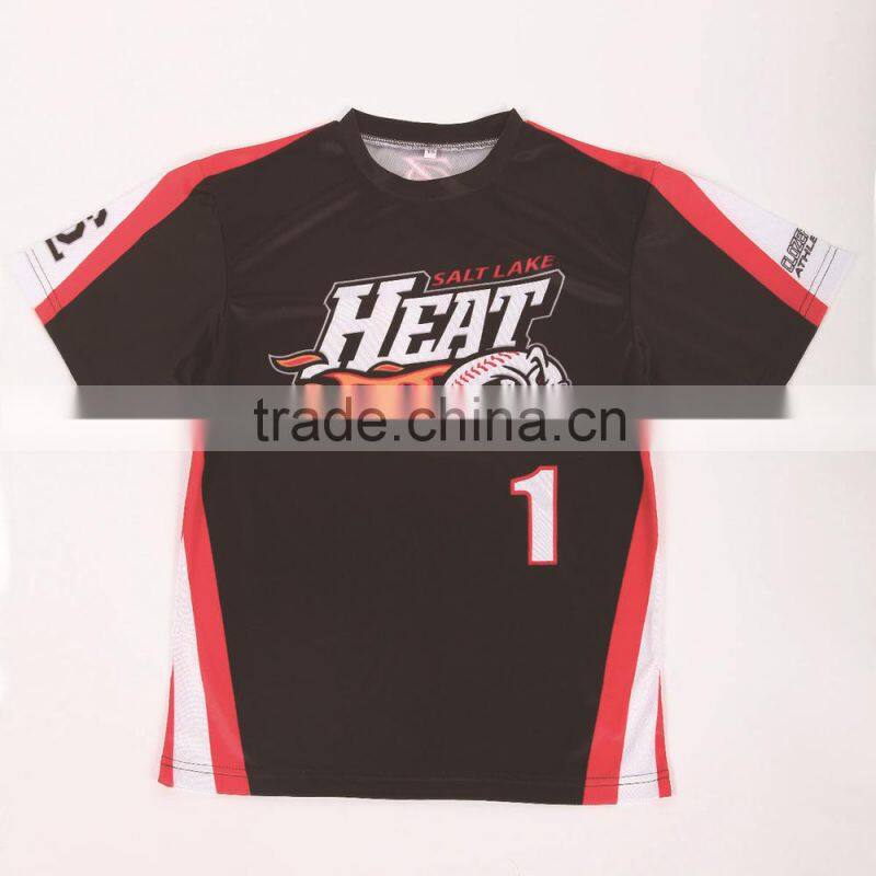 Custom logo quick dry full sublimated100% polyester sports t shirts