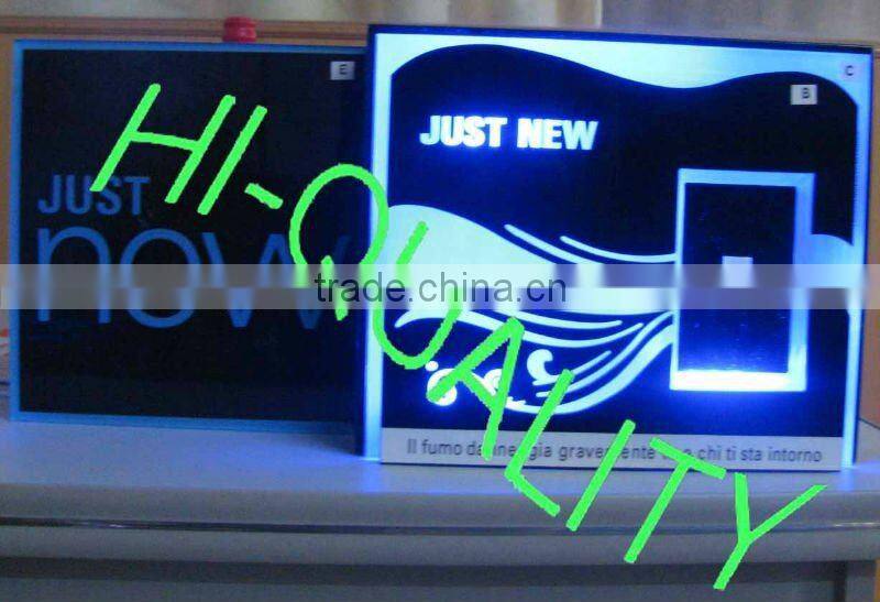 Super Acrylic Backlit Pos Display / Store Cigarette displays