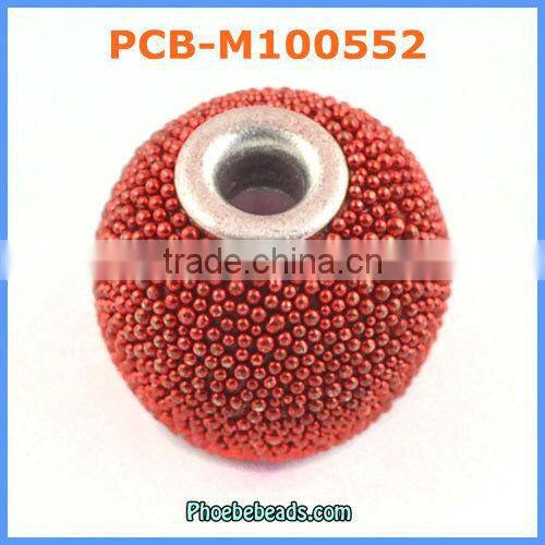 Wholesale Popular Blue Color Round Indonesia Resin Beads PCB-M100551