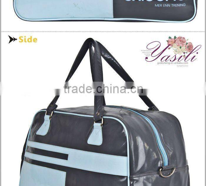 pu leather sport bag travel bag
