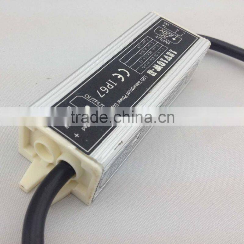 short circuit IP67 waterproof outdoor using for led light string 10W transformer