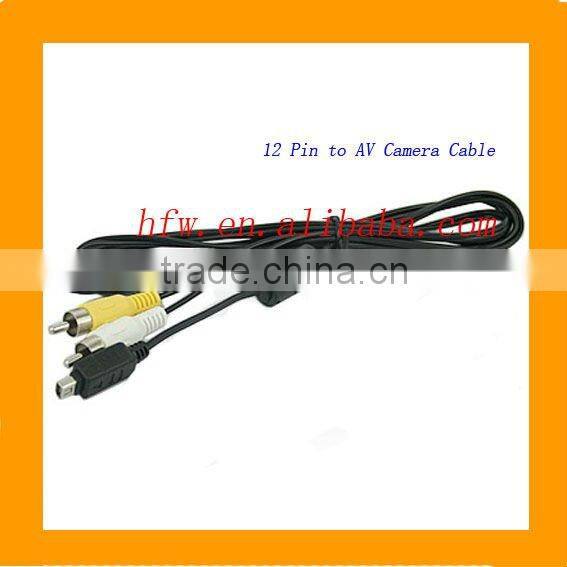 12 Pin to AV digital Camera Cable
