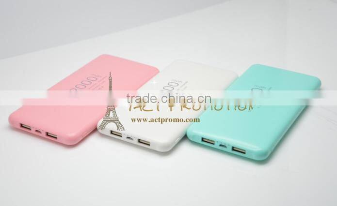 colorful power bank large capacity power bank 10000mah