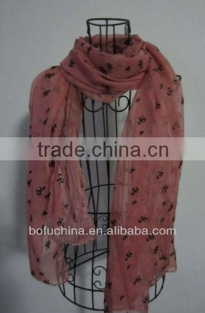 New Design Vicos,Rayon,Polyester Fringes Scarf