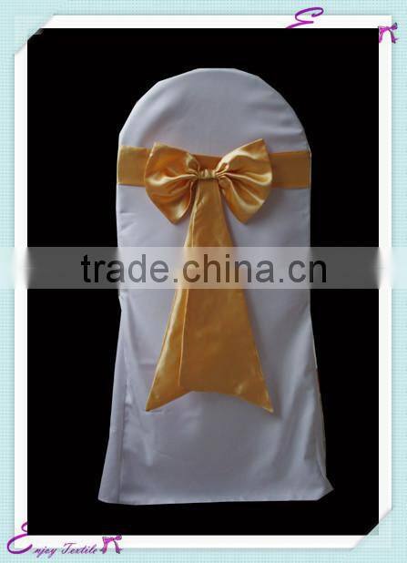 YHS#515 butterfly satin polyester banquet wedding wholesale chair cover sash bow
