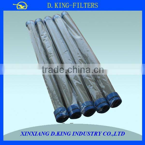 sintered metal fibres candle filter element