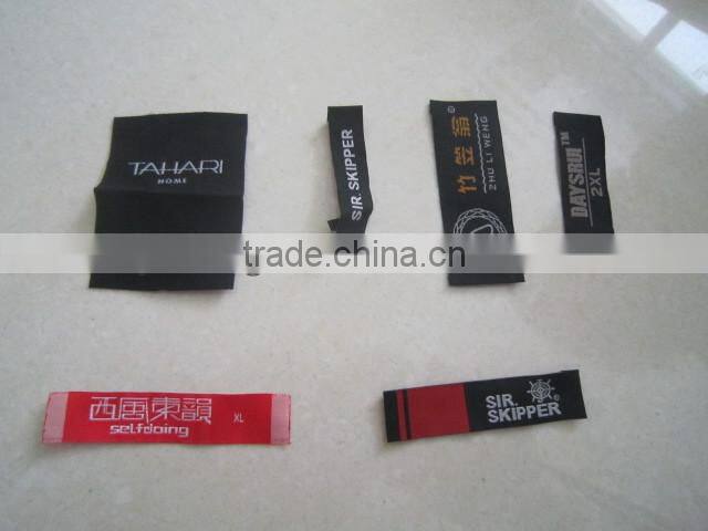 China Directly Factory Hot Cutting Woven Label