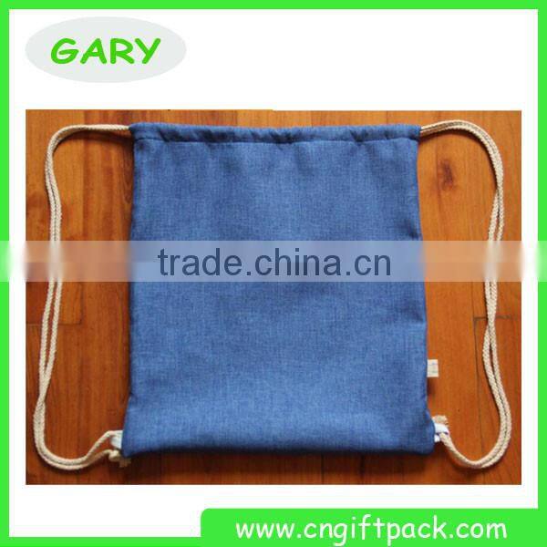 Customed Bluel polyester Bag Promotion with logo