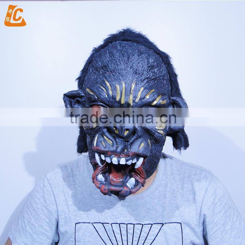 2015 halloween party scary cosplay rubber mask anime zombie latex aubis horror mask alien mask