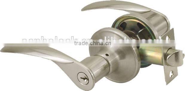 Euro heavy duty lever lock Goldern Zinc Alloy passage lever handle
