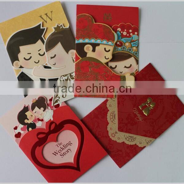 High Quality Card Printing, Die-Cutting New Design Wedding Invitation Cards