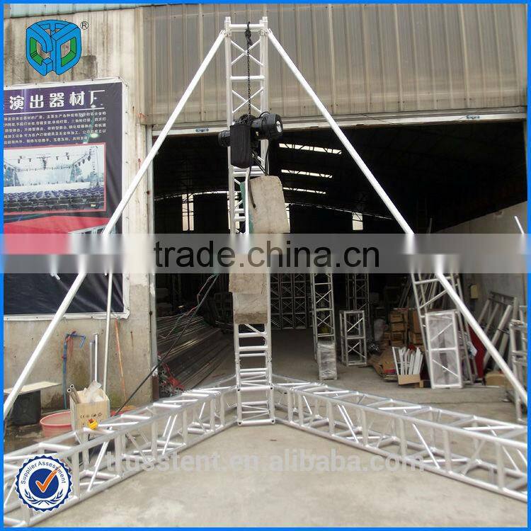 Medium Duty Compact Aluminum Speaker Tower Truss For Event