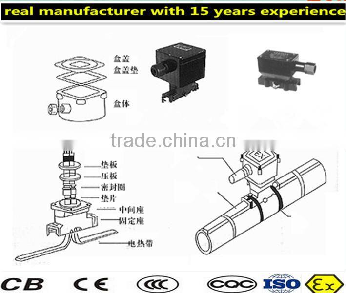 self regulated heating trace for pipes and tanks keep warm