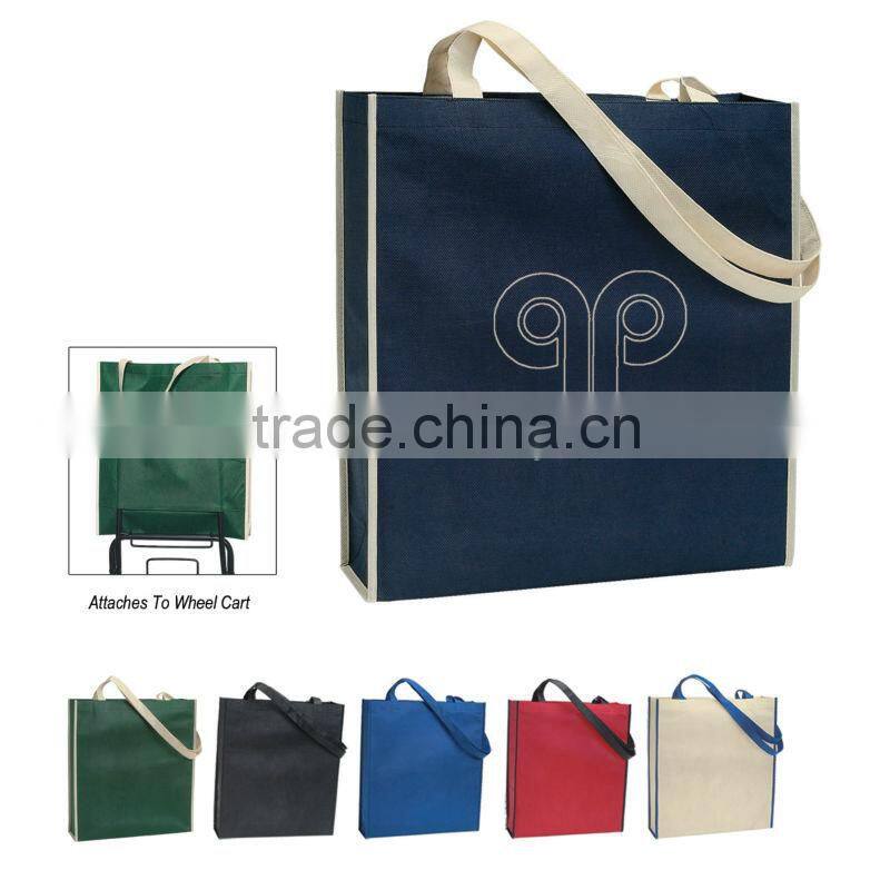 Non-Woven Convention Tote Bag- Forest Green
