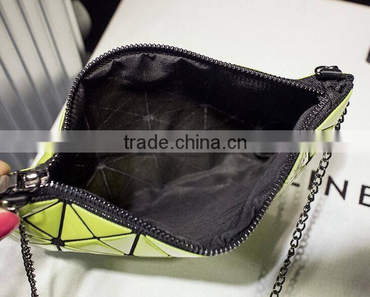 Japan Online Shopping Hot Sell Diamond PU Lady Shoulder Bag