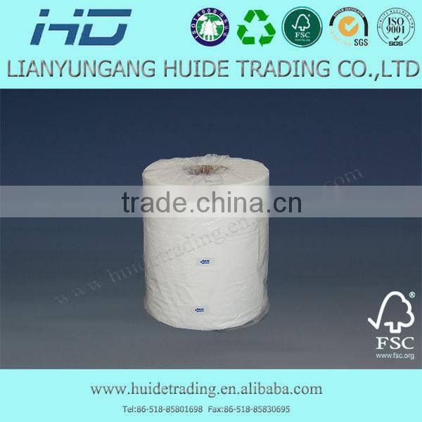 Natural white jumbo reel toilet tissue