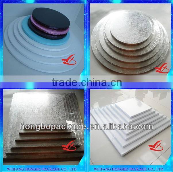 greaseproof edge wrapped corrugated cake drum wholesale
