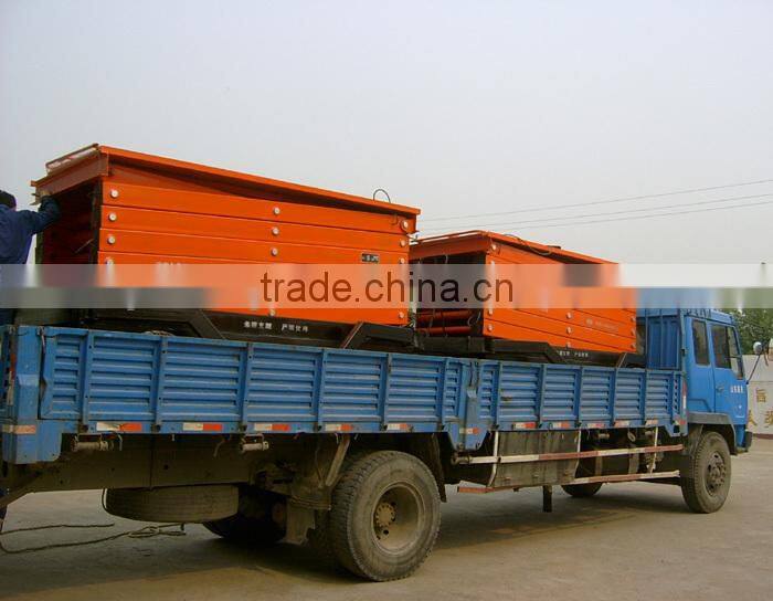 4 tyres towable type mobile hydraulic furniture lifting equipment customizable