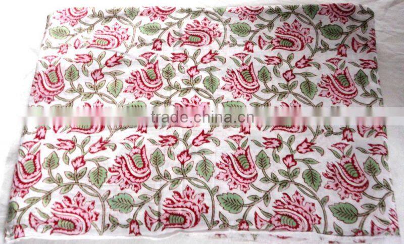 RTHCFC -7 Multi Colorful Printed Fabric 100% Cotton Printed Fabric Manufacturer Jaipur