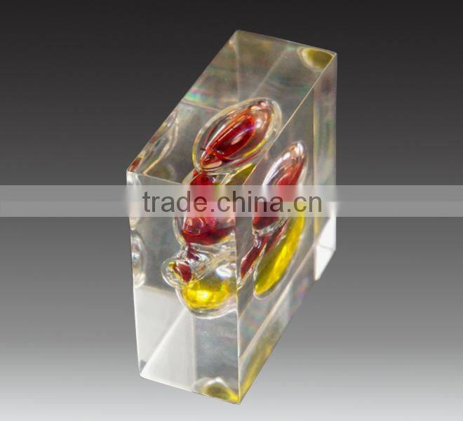 acrylic block sign holder