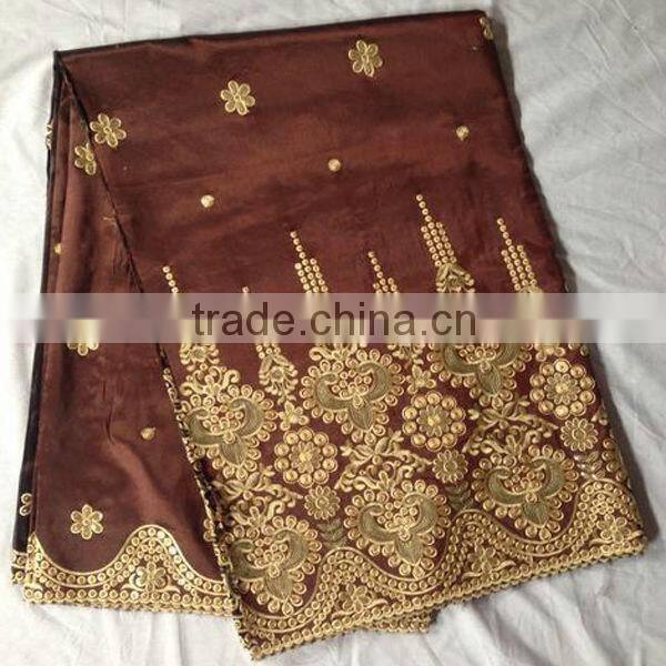 Ready goods white raw silk george