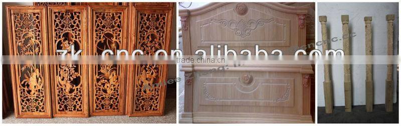 4 Axis 4 Spindles CNC Engraver Router for Flat & Cylinder Material 1300*2500mm ZK-1325-4