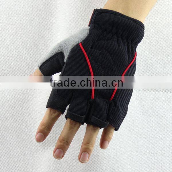 half finger racing bike gloves