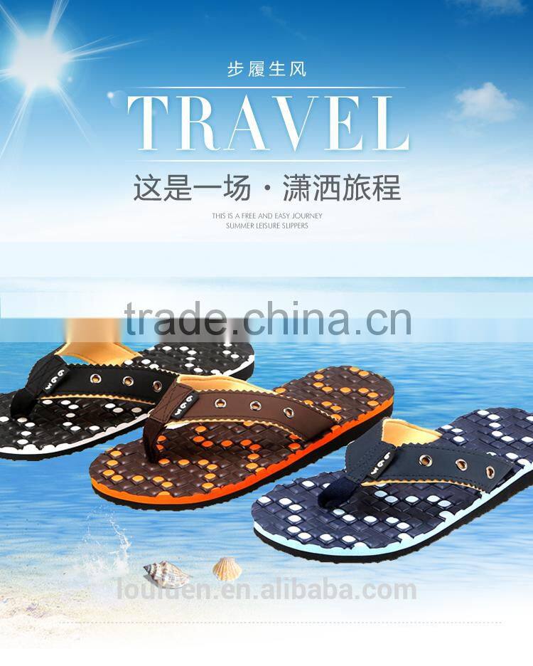 663 LOULUEN New Design Popular Men Sewing Slippers Beach Slippers