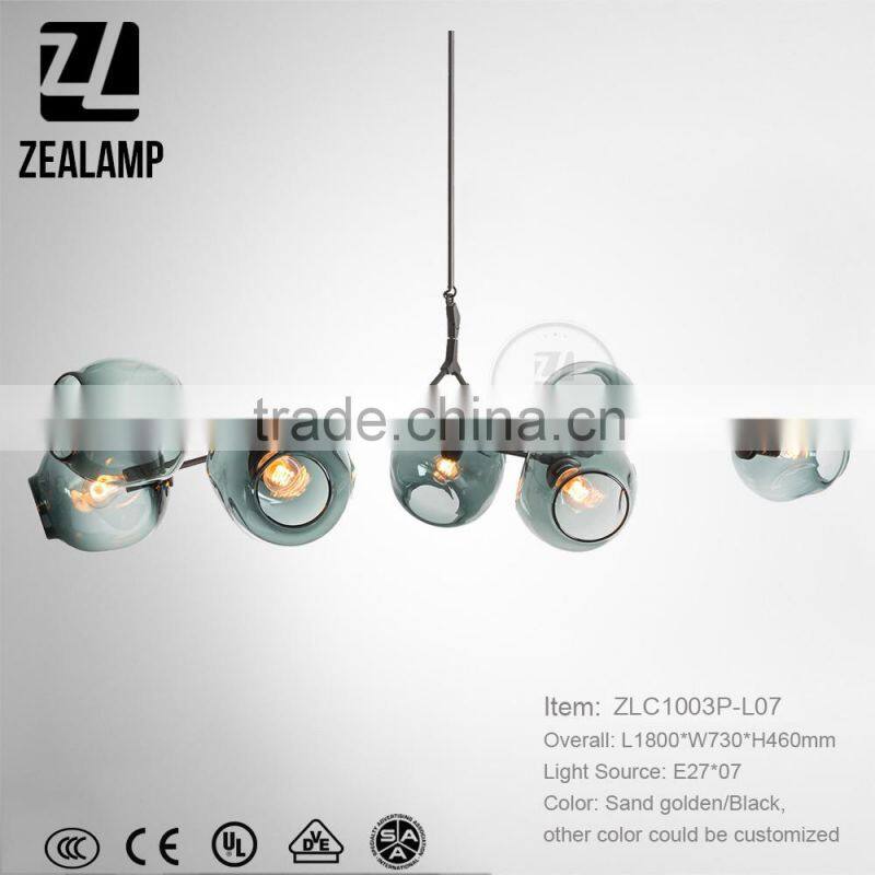 Modern Design molecule Bubble Pendant Light 6 Glass Globle