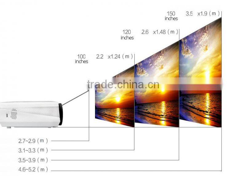 HDMI/TV Proyector Original LED-86+ 3000 lumens full hd TV Home Theater 3D HDMI 1280x800 LED86+ Video Movie Beamer