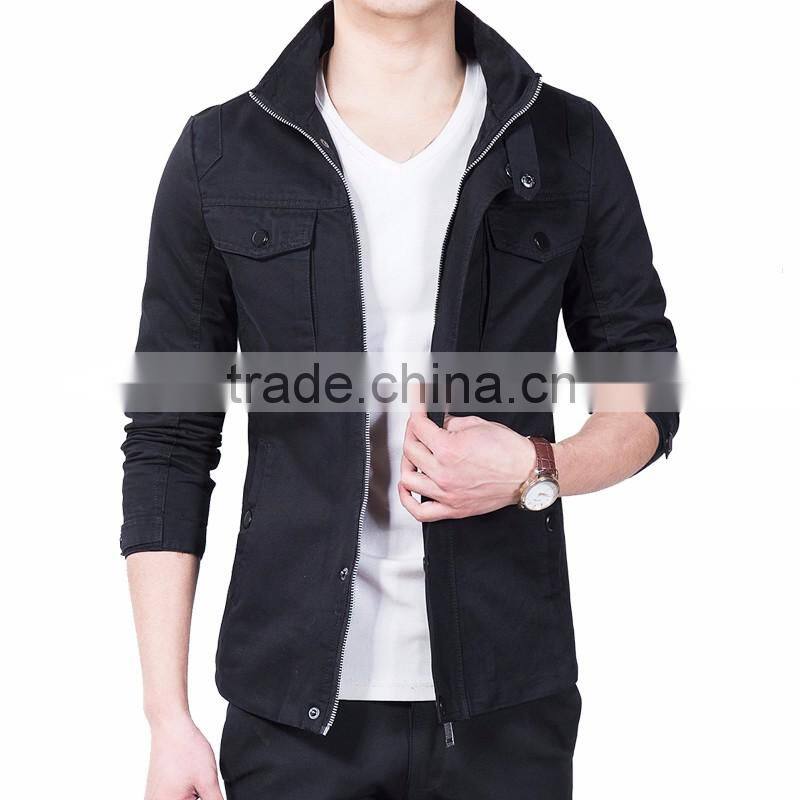 Fashion custom design cotton jacket wholesale men bomber jacket, winter jacket