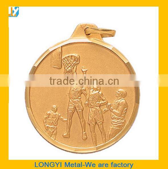 Custom basketball medal/3D metal basketball medal/Cheap basketball medal