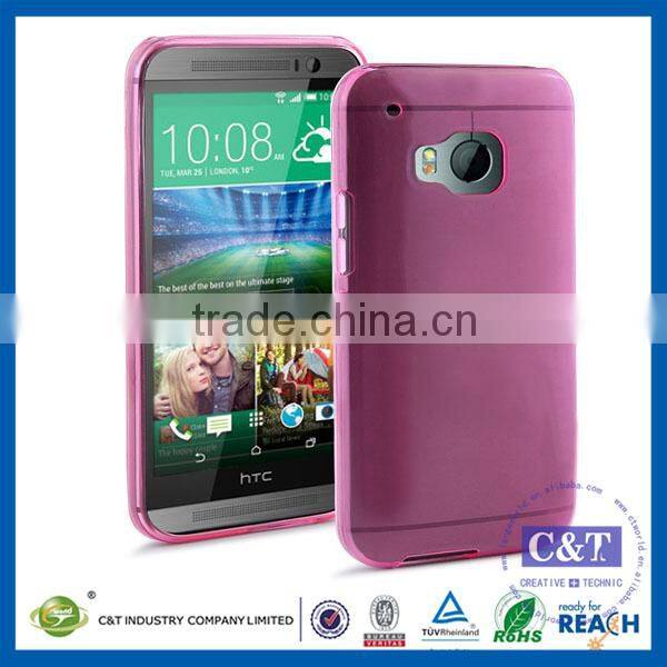 C&T Ultra Slim TPU Bumper Protective Case for HTC One M9