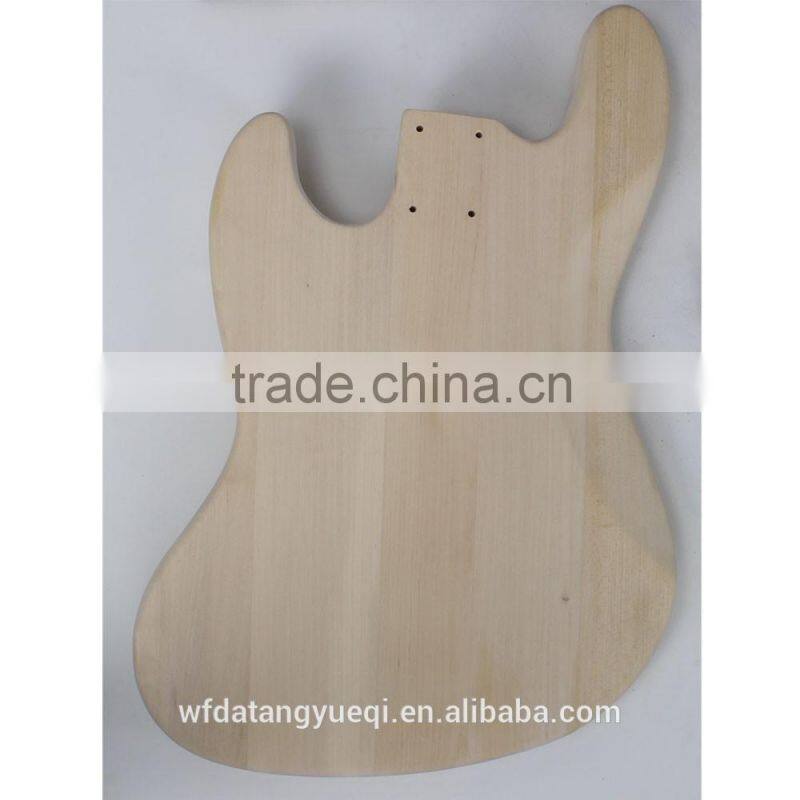Hot sale unfinished 4 string electric bass kit guitar