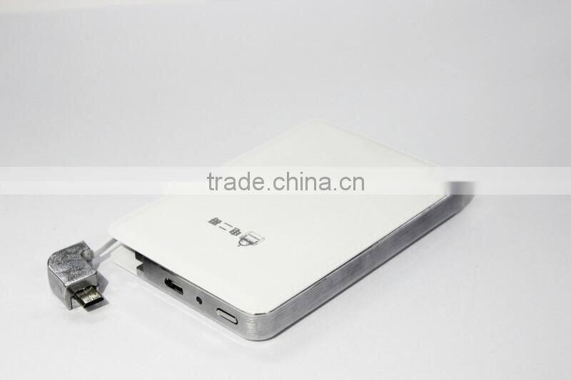 5500mah portable universal power bank 1500mah 4000