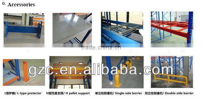 Warehouse Storage Cold Rolled Selective Adjustable Beam Pallet Steel Rack