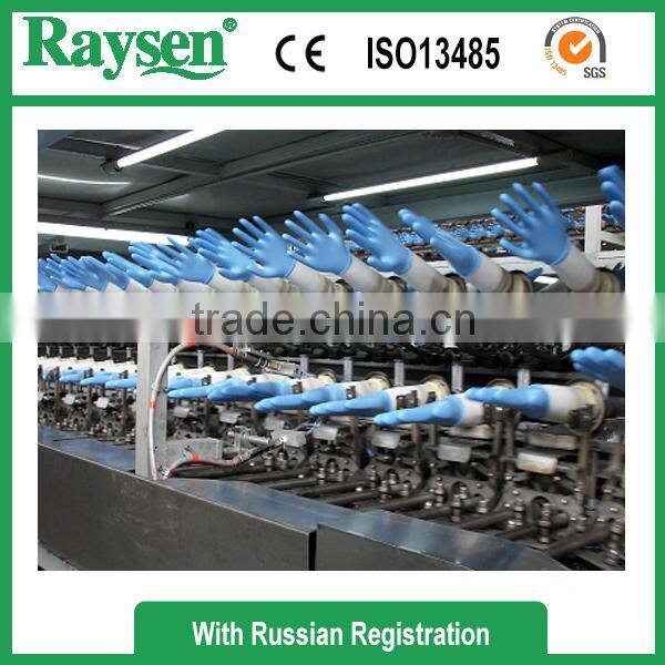 High blue colored disposable nitrile gloves factory/home use