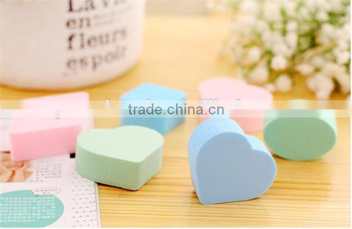 Best Selling Products Heart Beauty Sponge Blender Non Latex Foundation Makeup Puffs for Girls