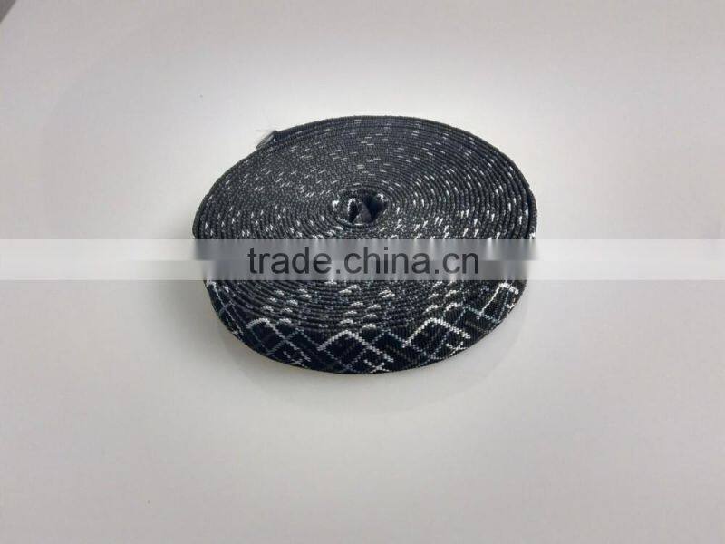 Custom design colorful pattern cotton belt webbing for shoes