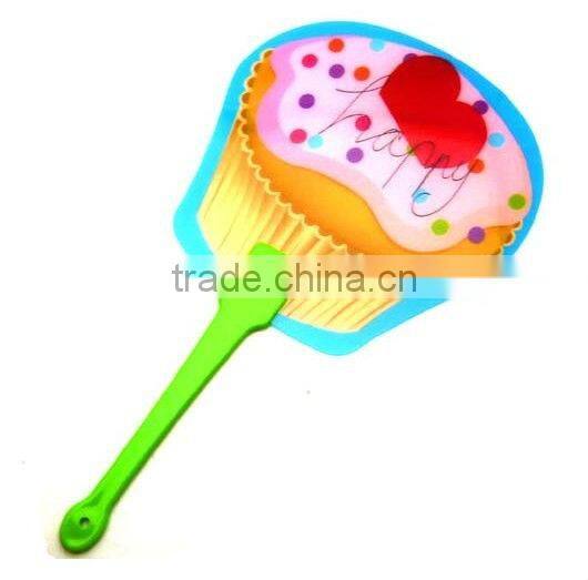 Ivory Handle Fan Suitable for Gift and Promotional Items Made of PP Material